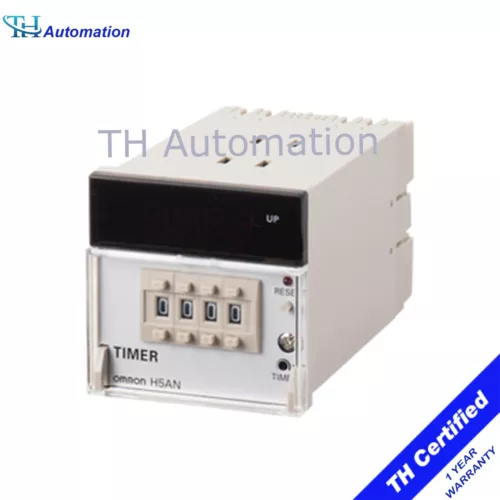 Omron H5AN-4D Timer, 100-240Vac, 50/60Hz, 3A 250Vac Contact - Tested