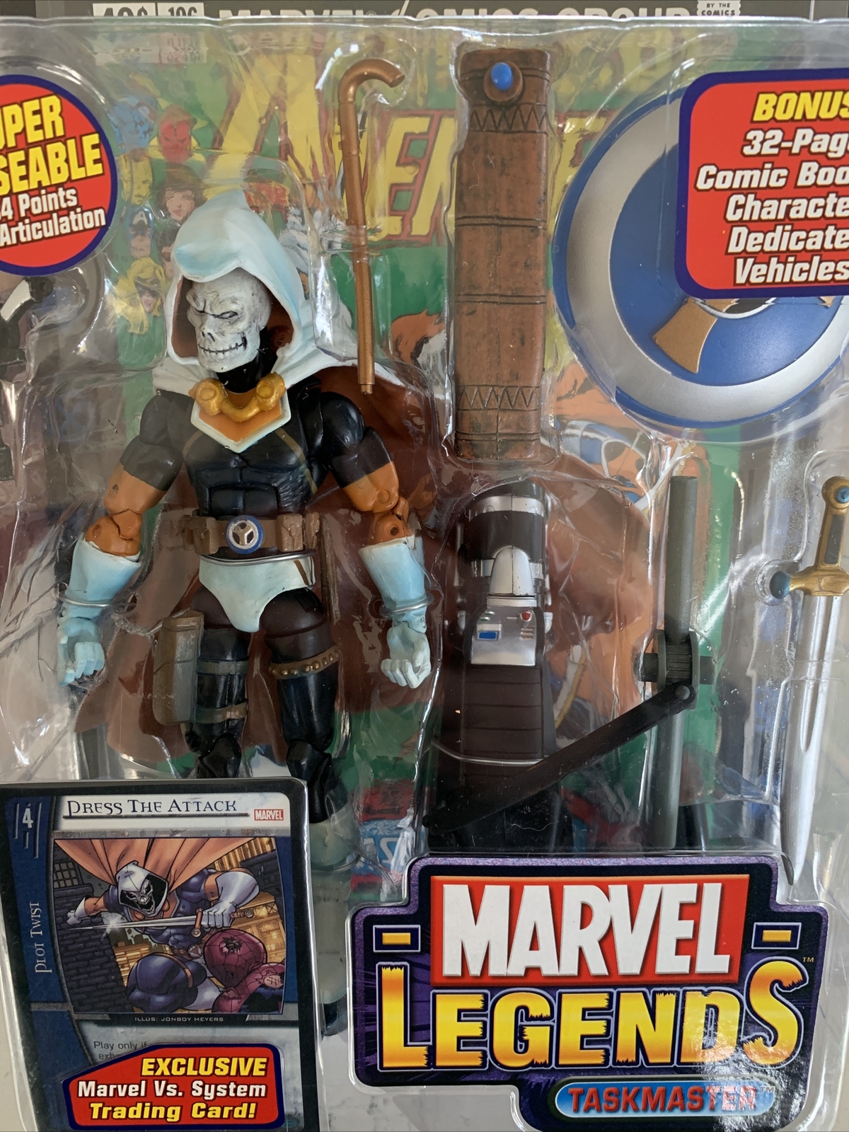 Marvel Legends Toy Biz Taskmaster Action Fig Legendary Rider Series