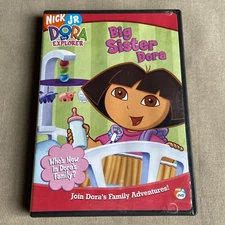 Dora the Explorer: Big Sister Dora (DVD 2005 4 Eps) Nick Jr Show Spanish ESL SEL