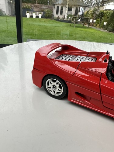 1995 Ferrari F50 red - Mira 1/18 Rare Die Cast Model italian sports car - Picture 7 of 18