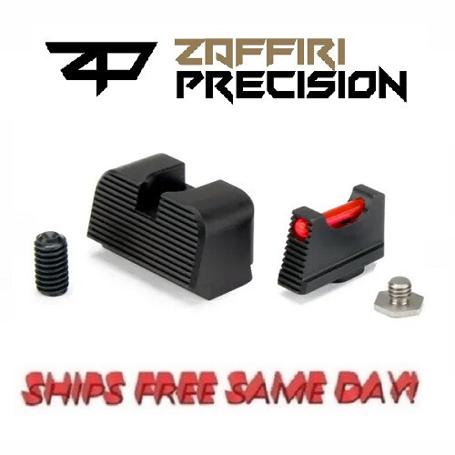 Zaffiri Precision Glock HD Fiber Optic Suppressor Height Sights
