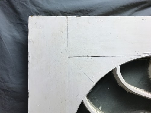 Antique Arched Sunburst Ray Dutch Door 42x82 Shabby VTG Chic Entryway 276-24B - Picture 13 of 24