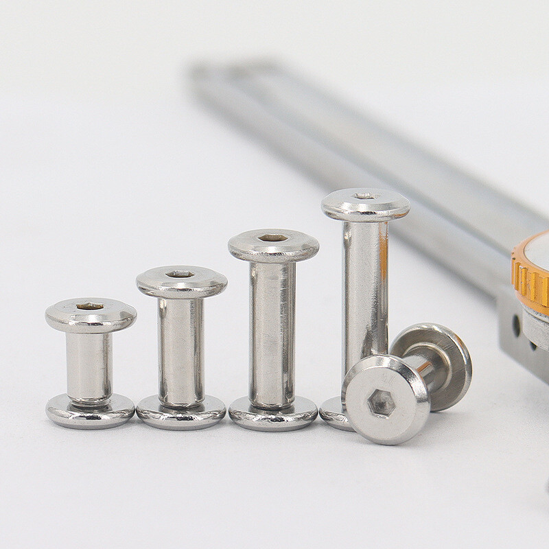 Lot M6 Furniture Joint Connector Bolt &Cap Nut Hex Socket Screws Head