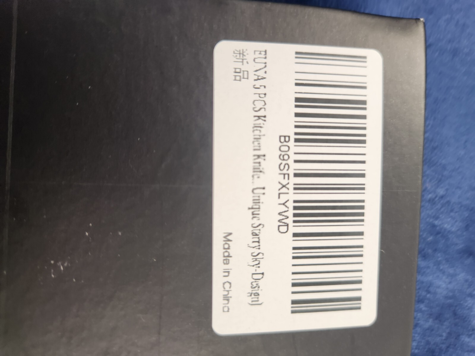 EUNA Knife Set, 5 Pcs Chef Knife Set Sharp Kitchen Knives Premium Stainless...