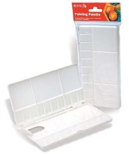 Reeves Artist's Folding Plastic Palette, SmalI, for Watercolour Painting etc