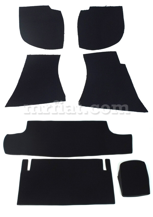 Ferrari Dino 206 246 GT GTS Black Trunk Carpet Set Euro New