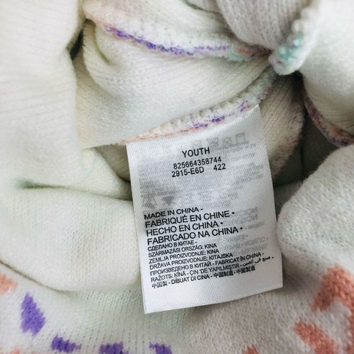 Brand New Girls' Toddler Nike Leopard Print Beanie and Mittens Set Multicolored - Picture 6 of 6