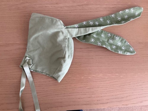 Cute Babies Rabbit Ears Sun Bonnet Size Approximately From 6 Months - Picture 5 of 5