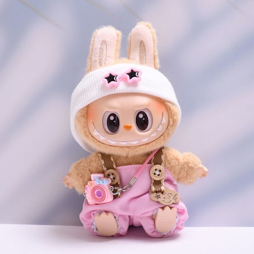 The Monster Plush Doll Keychain Doll Clothes Lovely Suit No Toys 17cm LA~BU~BU - Picture 10 of 11