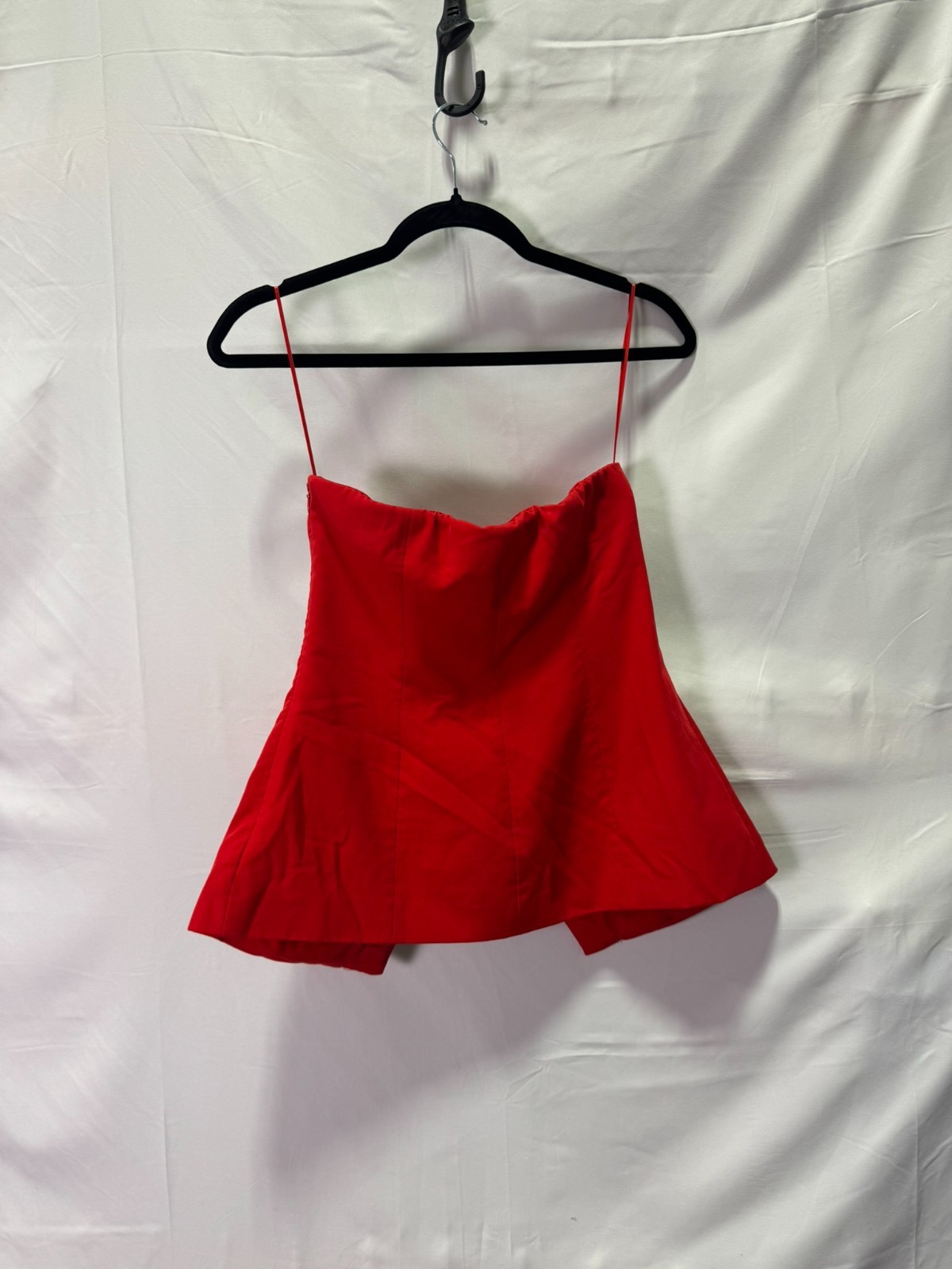 Endless Rose Red Strapless Buttoned Long Top Size… - image 5