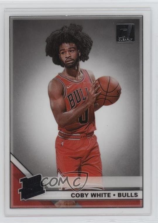 2019-20 Panini Clearly Donruss Rated Rookie Coby White #56 5yi
