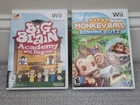 Wii Game Bundle - Big Brain Academy & Super Monkey Ball Banana Blitz