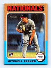 #693 2024 Topps Heritage Mitchell Parker RC Washington Nationals