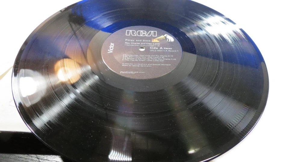 RAY CHARLES & CLEO LAINE - Porgy & Bess (Box & Book) 12" Vinyl Record 2xLP - VG+ - Image 3 of 4