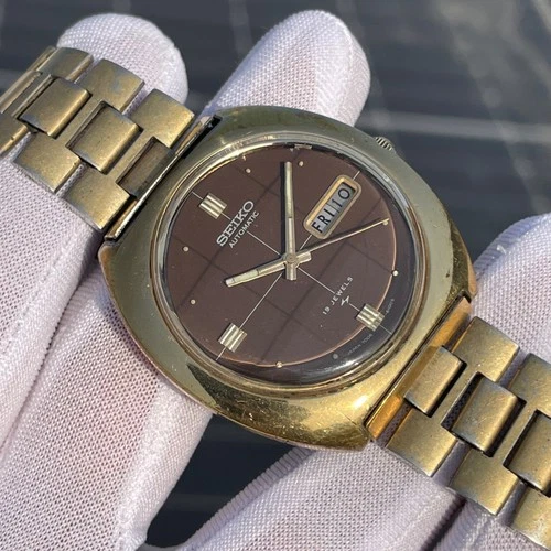 Vintage Seiko 5 Automatic Gold Plated 7006-6010 – Made in Japan – Men’s Watch