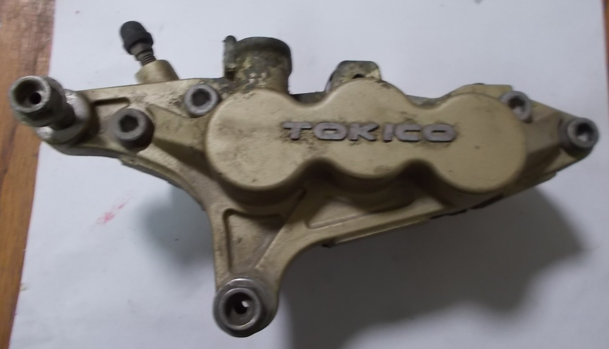 おかページ Buy 03 Kawasaki Ninja ZX12 R Front Left Brake Caliper Gold OEM