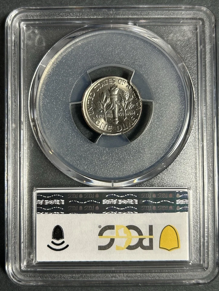 PCGS MS64 2006P Roosevelt Dime 5% Off Center Mint Error - Image 3 of 3