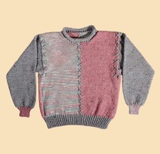 Women  s Pink Multicolored Sweater size small/medium