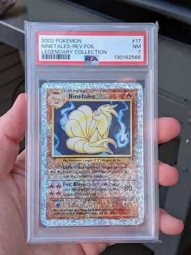 Pokemon Legendary Collection Reverse Holo Ninetales #17/110 PSA 7 NM NEW CERT