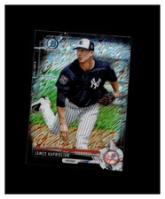 2017 Bowman Chrome Mini Prospects Black Shimmer Refractor James Kaprielian /100