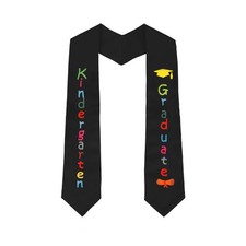 Kindergarten Preschool Class of 2025 Graduation Sash Stole for Kids