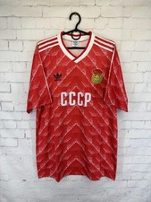 MAGLIA MAGLIA CALCIO UNIONE SOVIETICA URSS 1988 1990 RETRÒ STILE VINTAGE HOME CCCP