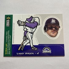 1998 Upper Deck Collector's Choice Mini Bobbing Heads Larry Walker #13 Rockies