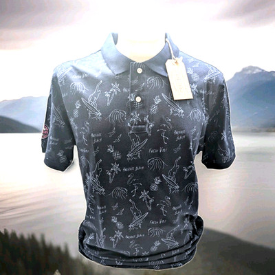 REDFIELD Polo Poloshirt Knopfleiste Gr. M/50 Blau dark denim Pradise Beach