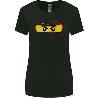 Ninja Eyes Damen T-Shirt Mit Weiterem Schnitt