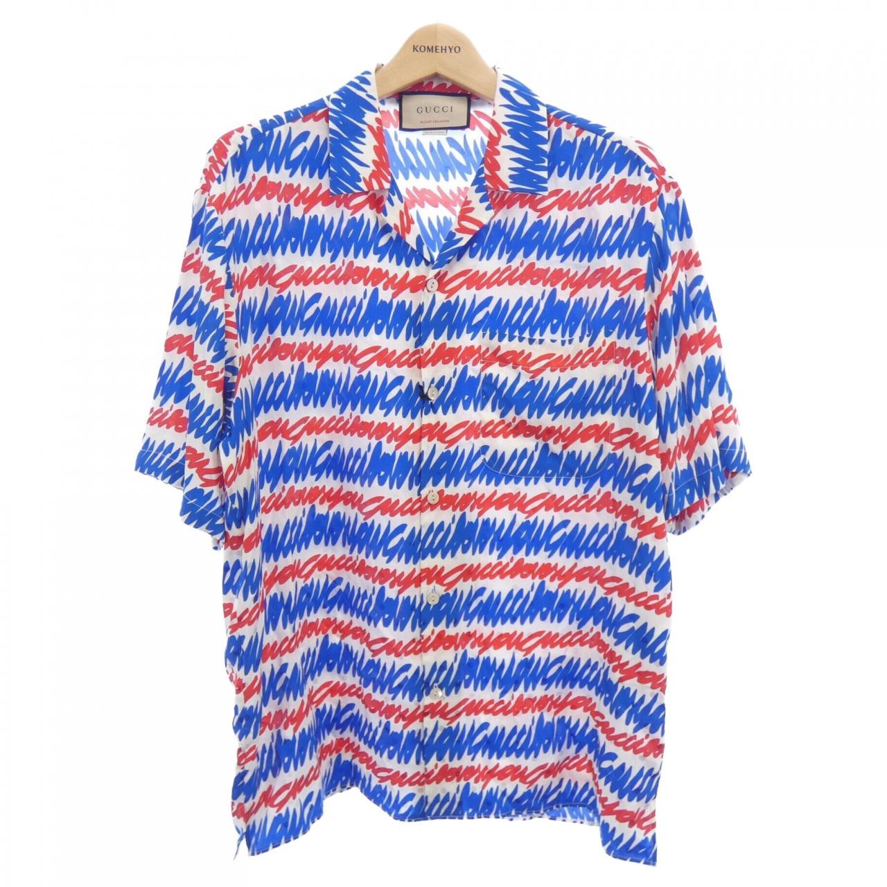 Authentic GUCCI Short Sleeve Shirt Style #241-003-914-6576