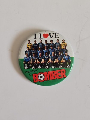 F.C. INTERNATIONAL GADGET BROOCH 80s/90s zenga rumenigge