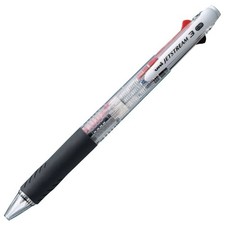 Uni Ballpoint Pen Jetstream 3 Color Black, 1 Count Pack of 1 , Transparent