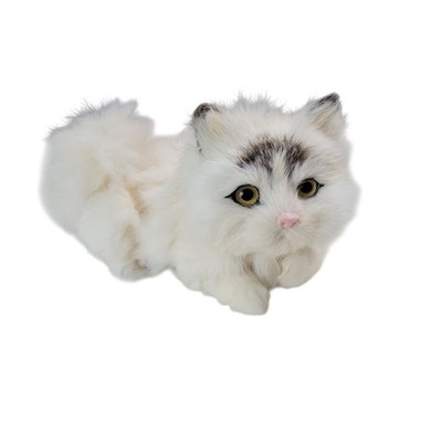 Realistic Cat Decoration Miniature Kitty Figurine Kitten Bookshelf Shelf Sitter