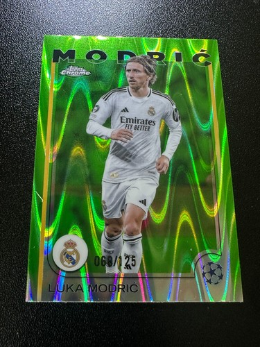 2024-25 Topps Chrome Soccer - Green Lava /125 - Luka Modric