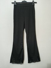 Black Lace Leg Pants