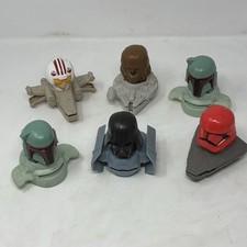 Mixed Lot of 6 Star Wars McDonald's Happy Meal Toys Chewy Skywalker Trooper