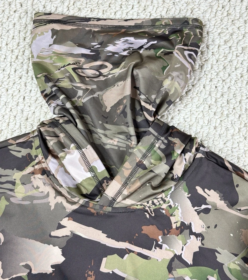 Under Armour Ridge Reaper Turkey Ninja Hunting Shirt Mens M Camo Loose Fit EUC - Image 4 of 4