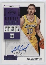 2018-19 Panini Contenders Rookie Ticket Svi Mykhailiuk #139 Auto 1ek2