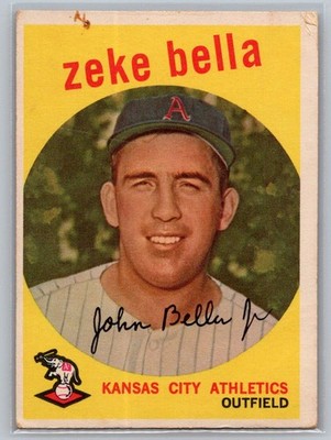 1959 Topps #254 Zeke Bella