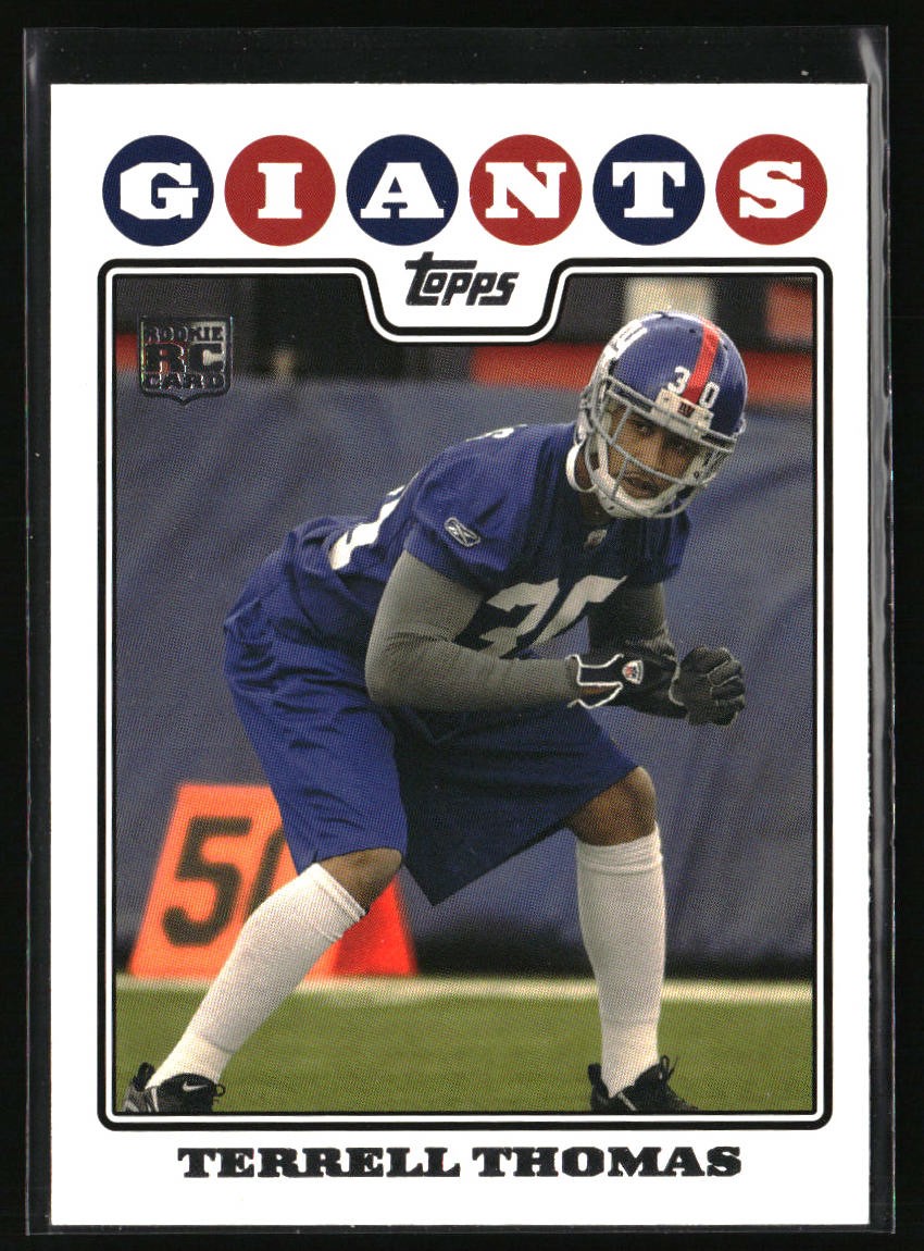 2008 Topps #428 Terrell Thomas