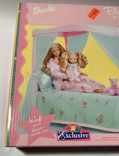 NEW Barbie Bedtime Stories Bed #88843 And Barbie & Kelly Dolls #29426 Toys R Us - Picture 4 of 23