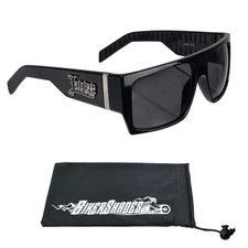 Authentic LOCS Sunglasses Hardcore Cholo Style Street Shades Super Dark