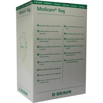 2x MEDICARE Bettbtl.unst.2 l m.90cm-Schlauch Ablauf 10 ST