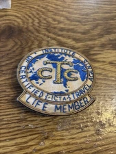 CTC Certified Travel Counselor Travel Agent Life Member Pin 2-1/2"x3"