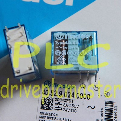 1pc FINDER TYPE 40.52 24VDC 40.52.9.024.0000 Power Relay 8Pin 8A 250V New