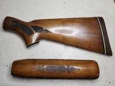 Marlin 778 120 12ga Checkered Wood Stock & Forend OLD Style Used OE JM Glenfield