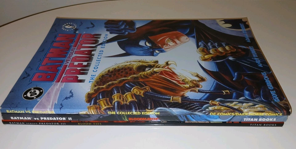 Batman Vs Predator 1 2 & 3 Graphic Novel Bundle Bloodmatch & Blood Ties Full Set - Image 2 of 4