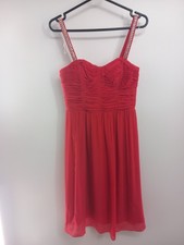 Marks And Spencer Autograph Red Midi Dress Size 8 BNWT
