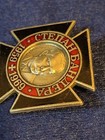 Vintage 1969 Ukraine Stepan Bandera Enameled Pin/German Made DESCHLER MUNCHEN — photo 3