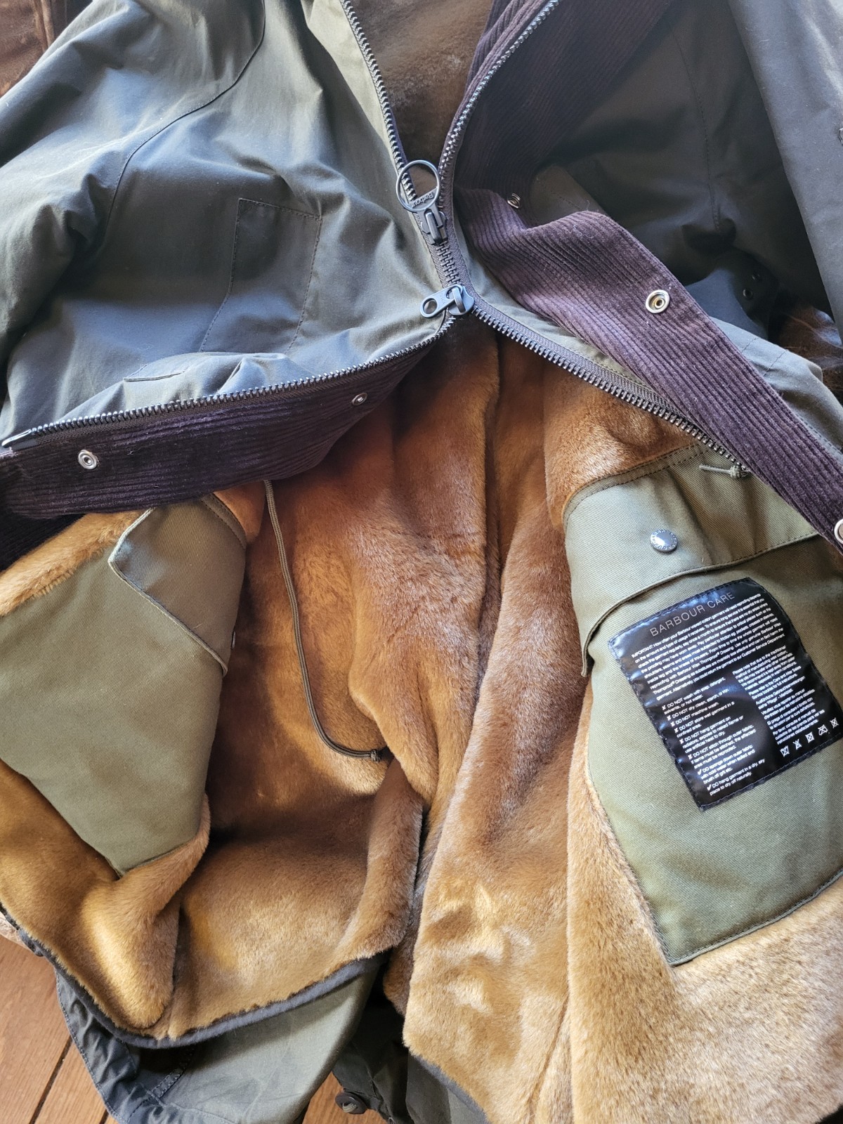 Barbour X Engineered Lined Parka Jacket - image 9